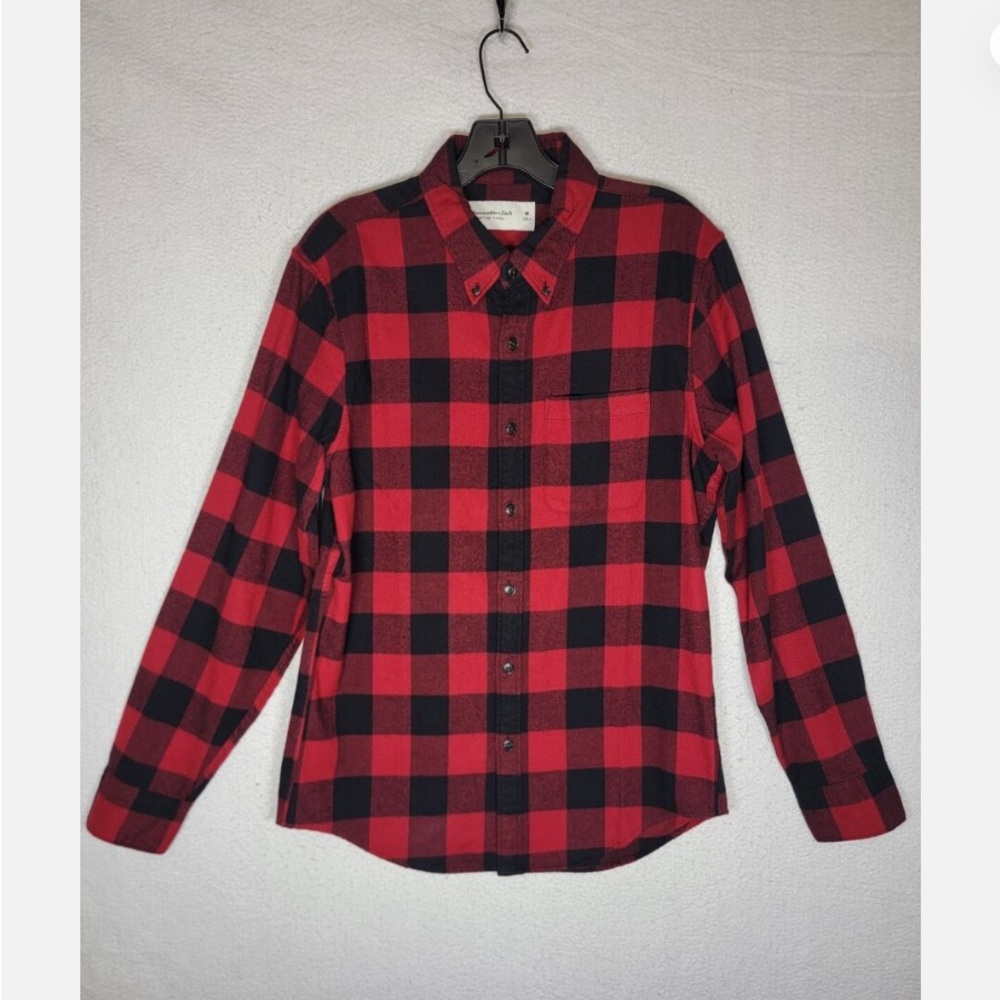 Lincoln outfitters plaid, small boys button up shirt